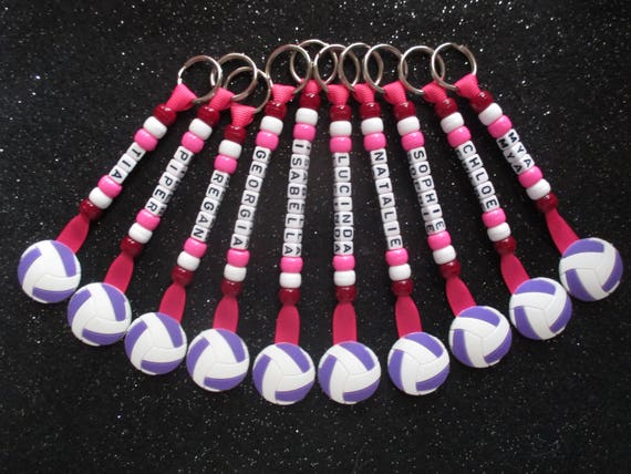 Netball End Of Season Team Gifts Personalized Keychain Team Etsy