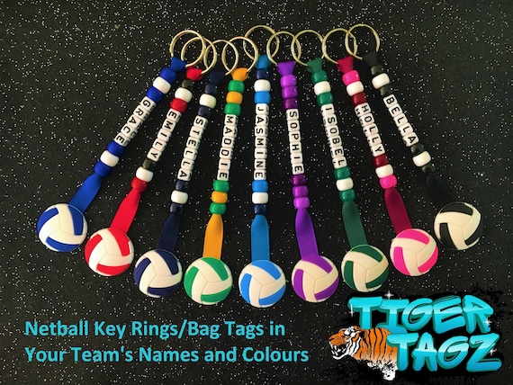 Netball keyrings shop