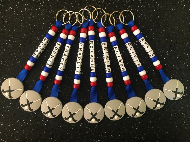 Field Hockey Christmas Team Gifts Personalized Key Chain Coach Etsy