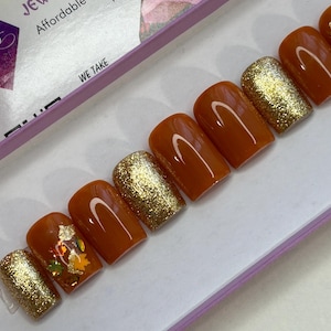Autumn leaves |  gel color | can be reusable | Jewels Nails