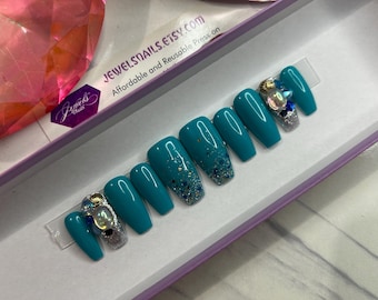 Under the sea || Press on nails | False nails || Fake nails || Gel nails || Jewels Nails