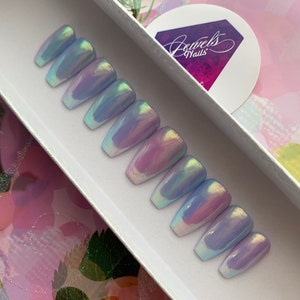 Pastel Ombre | Unicorn nails | Ombre Pastel | press ons | press on nails | false nails | Jewels Nails | Gel color