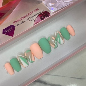 Pastel & Abstracts ||  gel nails or hard gel || Jewels Nails
