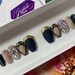 Navy blue || Nude || Burgundy || Diamonds & Rhinestones Ab || False nails ||Fake nails || Press on nails || Gel Nail art || Gel Nails 