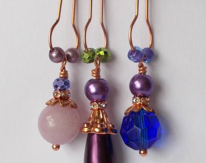 Charms - Three Handmade Junk Journal Dangle Drops / Charms / Vintage Style Boho Embelishments
