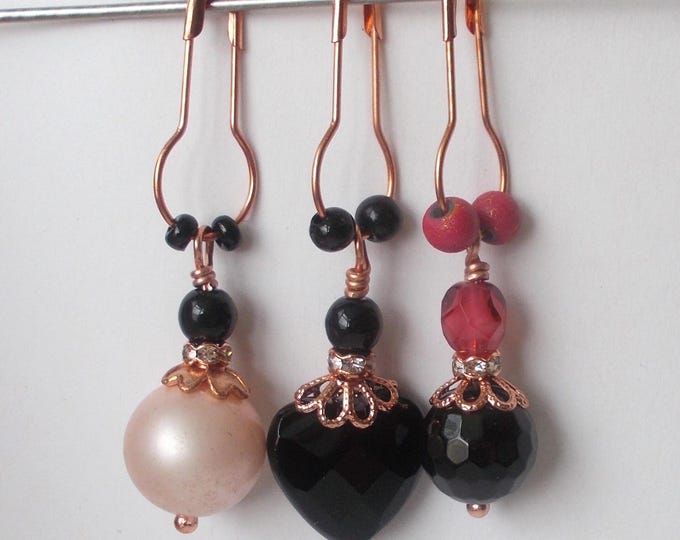 Charms - Three Handmade Junk Journal Dangle Drops / Charms / Vintage Style Boho Embelishments