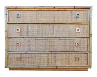 Rattan Dresser Etsy