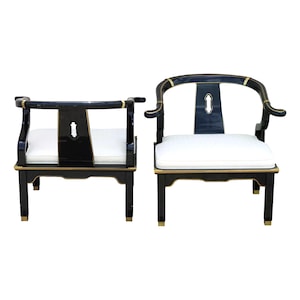 James Mont Century Ming Horseshoe Chair - Etsy