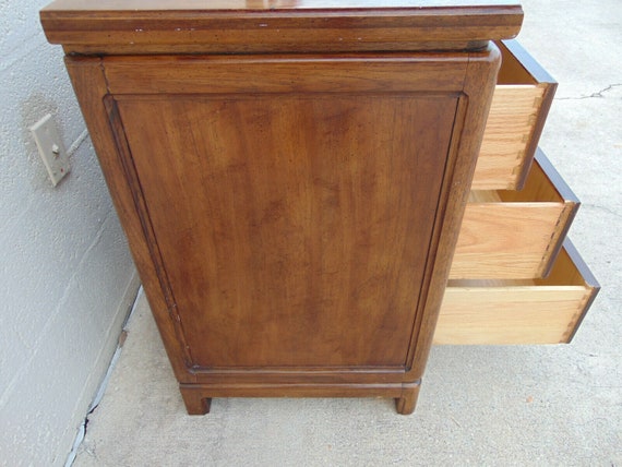 Vvh Vintage Thomasville Mystique Dresser Chinoiserie Credenza Center Door Sideboard Mid Century Modern Hollywood Regency Asian Inspired