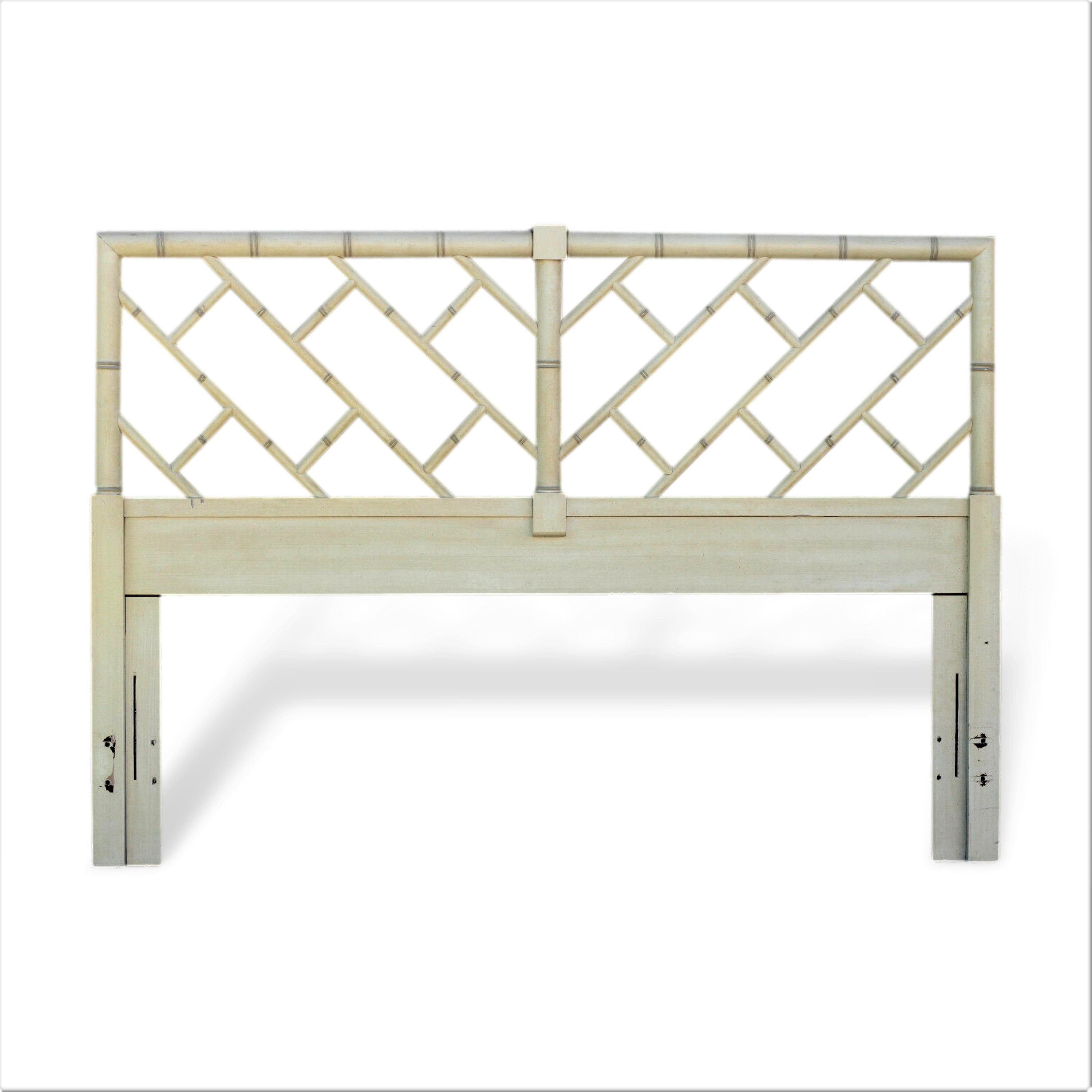 Chinese chippendale headboard deals