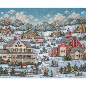 Kringles Tree Farm Digital PDF Counted Cross Stitch Pattern
