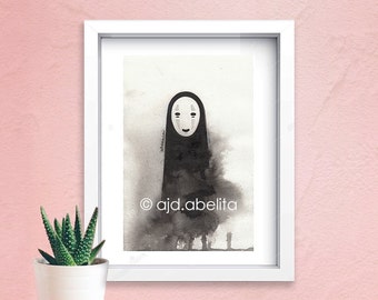 Printable, KOANASHI wall art,ink, instant download, ink