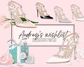 Audrey's Wishlist - Printable, Instant download, Clipart, sublimation Use