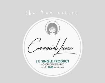 Commercial License for (1) Single product