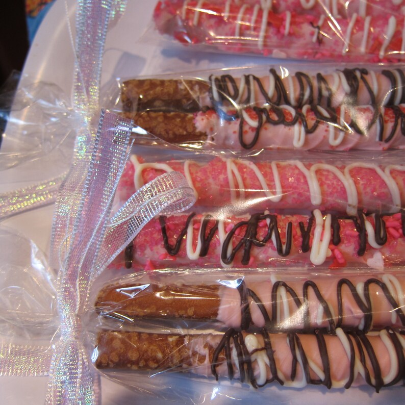One dozen cellophane bags for wrapping pretzel rods oreos Etsy