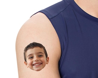 Personalized Custom Face Temporary Tattoos – Personalized Party Favors for Birthdays, Events, Weddings, Bachelorette Parties, Graduations