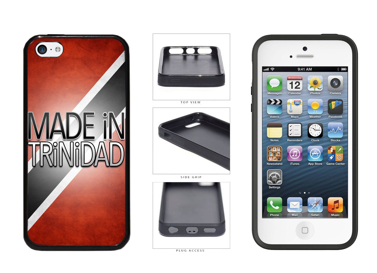 Made In Trinidad Phone Case IPhone 4 5 6 7 8 X Plus Galaxy Etsy