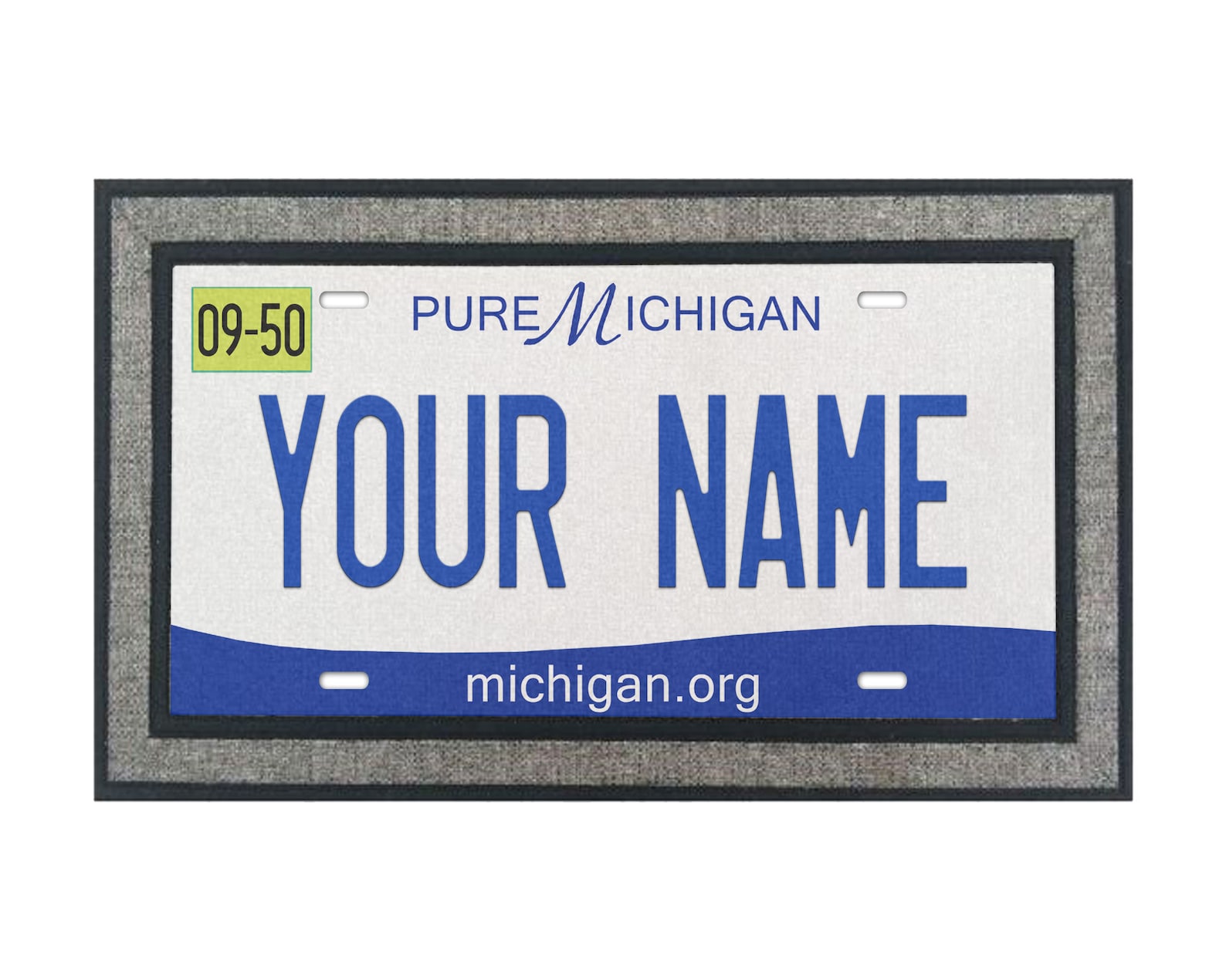 Personalized Custom Name Michigan State License Plate 18x30 Etsy