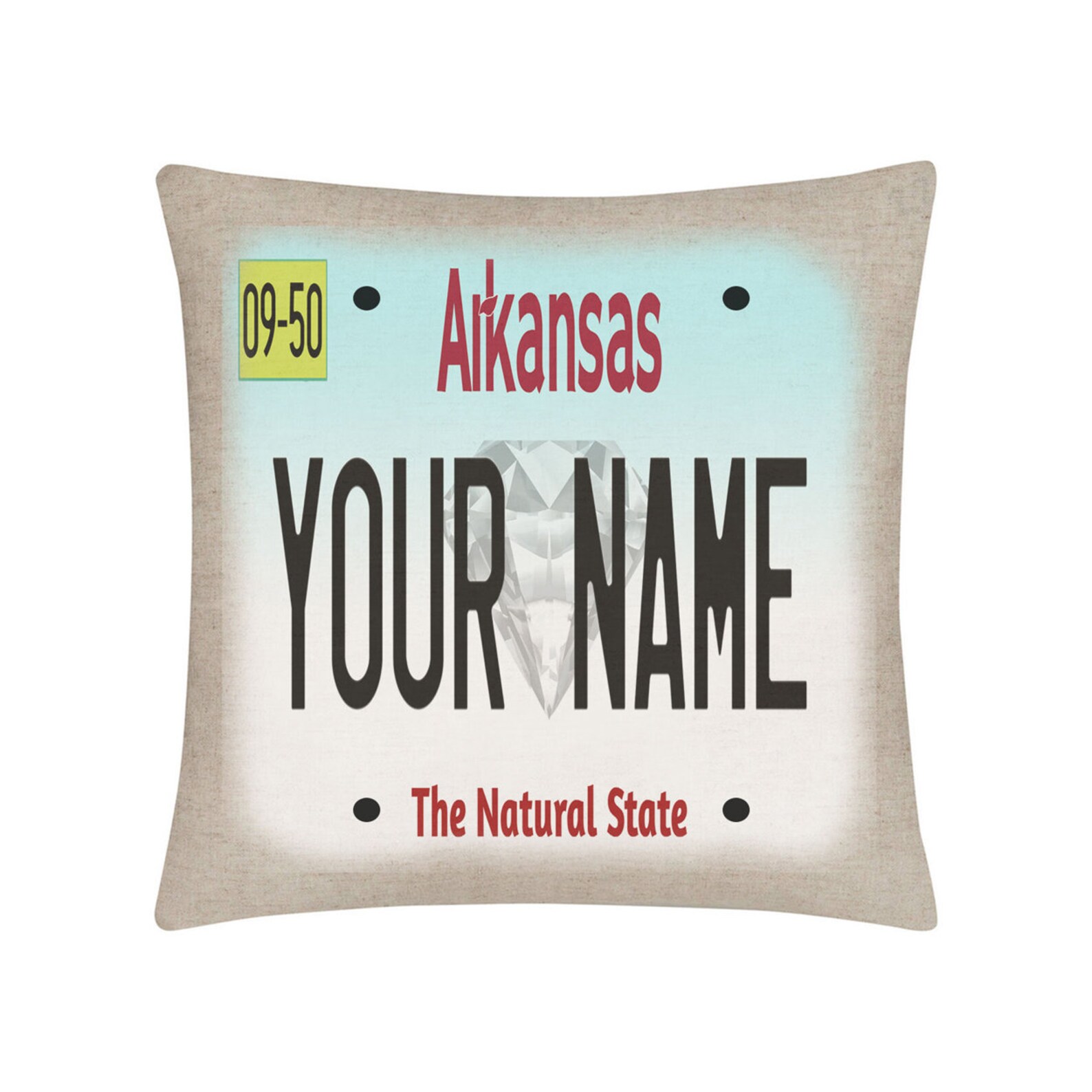Personalized Custom Name State Arkansas License Plate Etsy