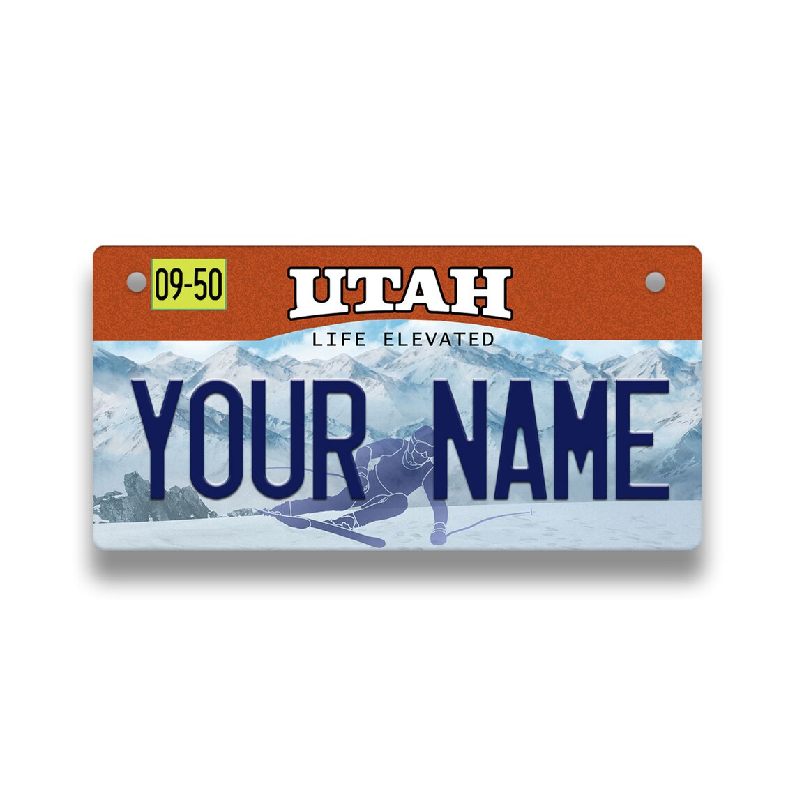 Personalized Custom Utah State License Plate Tag Vehicle Etsy UK
