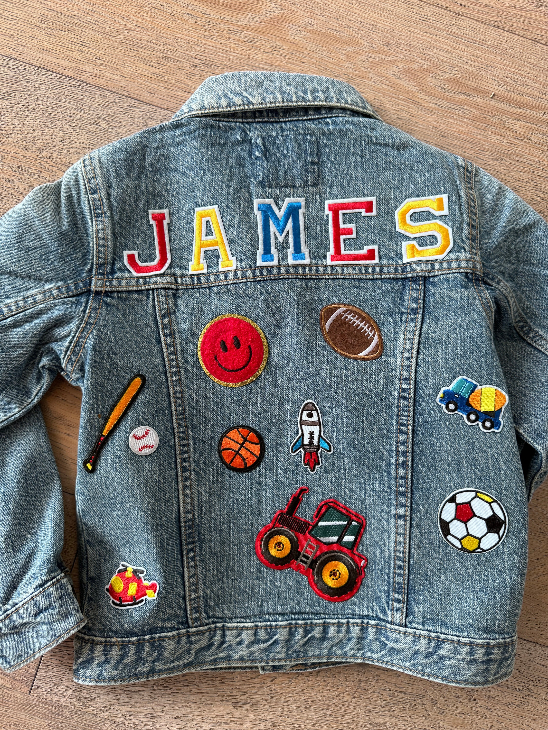 LIMITED EDITION Boys Personalized Custom Name Denim Jacket LIMITED EDITION Boys Personalized Custom Name Denim Jacket