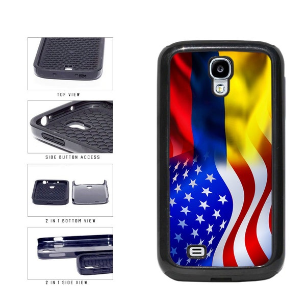 Colombia And USA Mixed Satin Flag - IPhone 4 5 6 7 8 X Plus Galaxy s3 s4 s5 s6 Edge s7 s8 Note 2 3 4 5 8