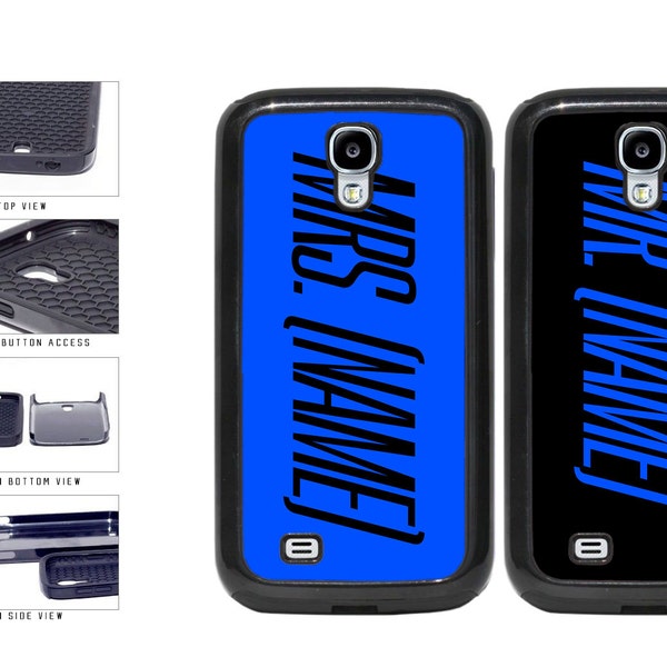 Personalized Set Of 2 Mr And Mrs - IPhone 4 5 6 7 8 X Plus Galaxy s3 s4 s5 s6 Edge s7 s8 Note 2 3 4 5 8