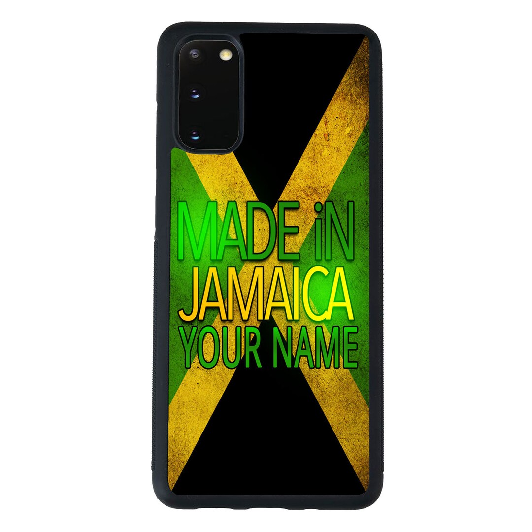 Personalized Custom Name Made in Jamaica Phone Samsung Galaxy S22 S23