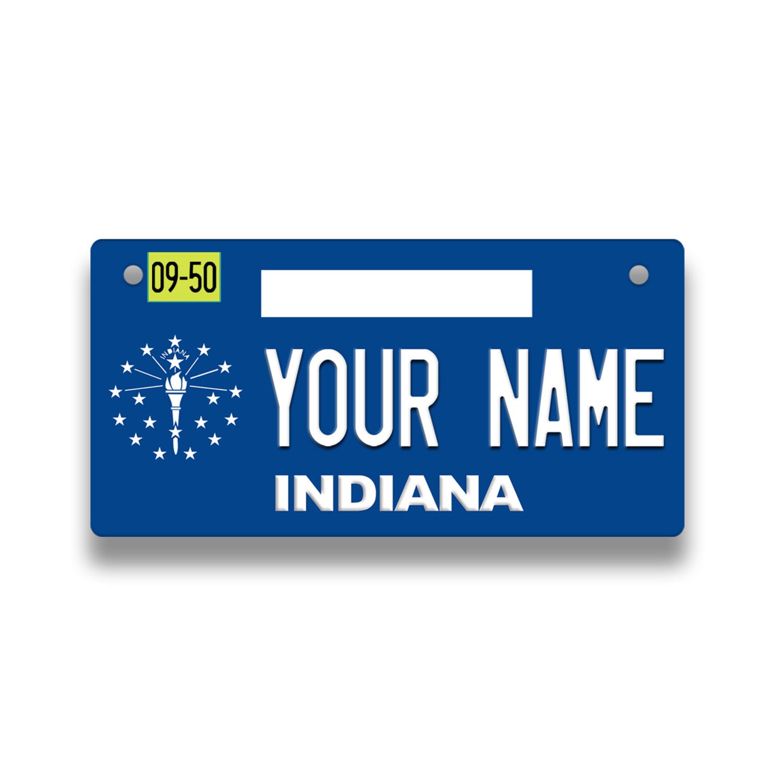 Personalized Custom Indiana State License Plate Tag Vehicle | Etsy