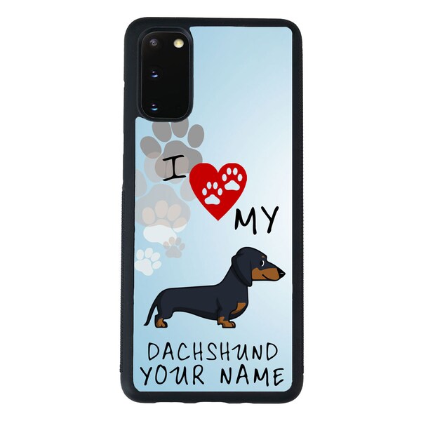 Dachshund Phone Case Rubber Etsy
