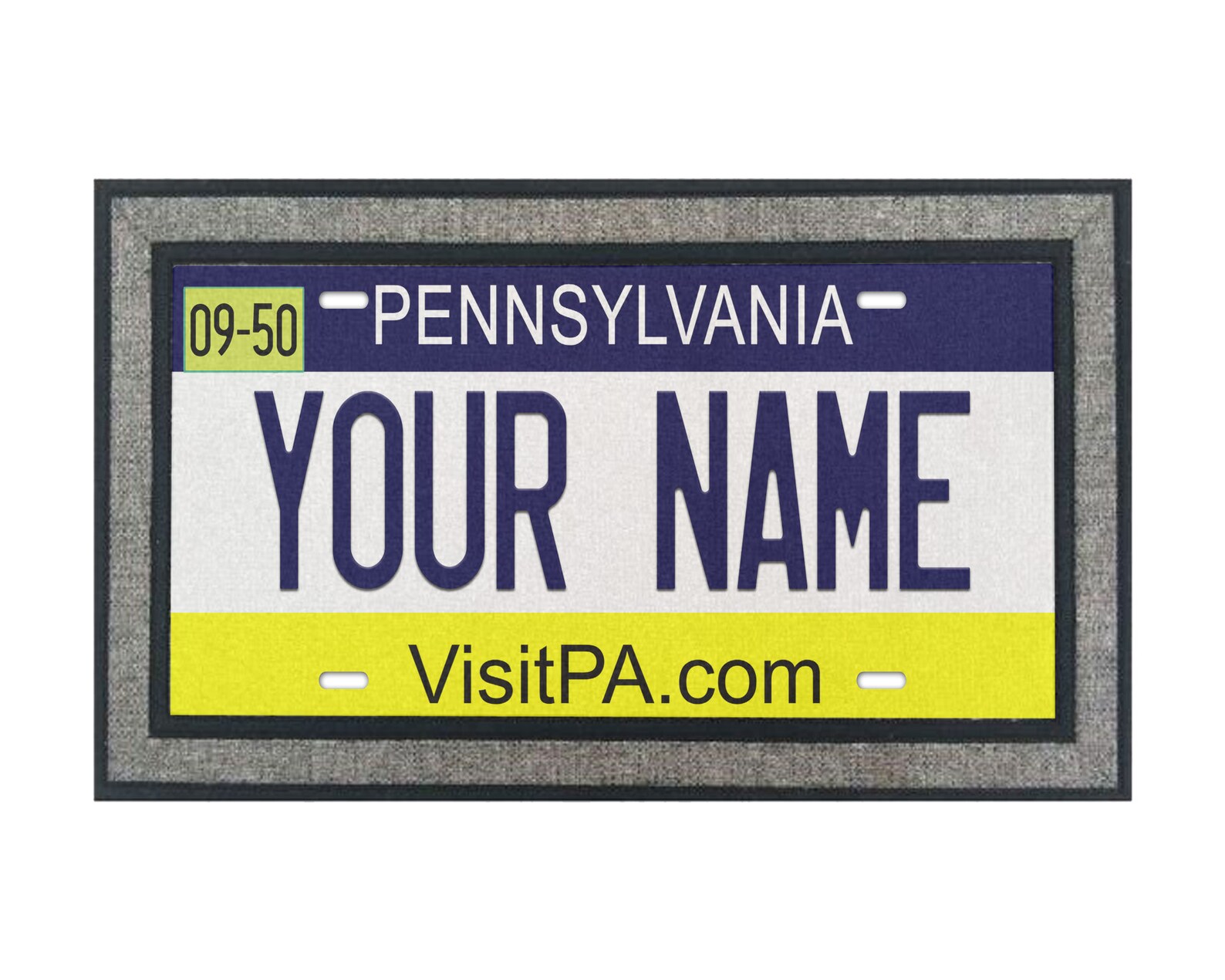 Personalized Custom Name Pennsylvania State License Plate Etsy