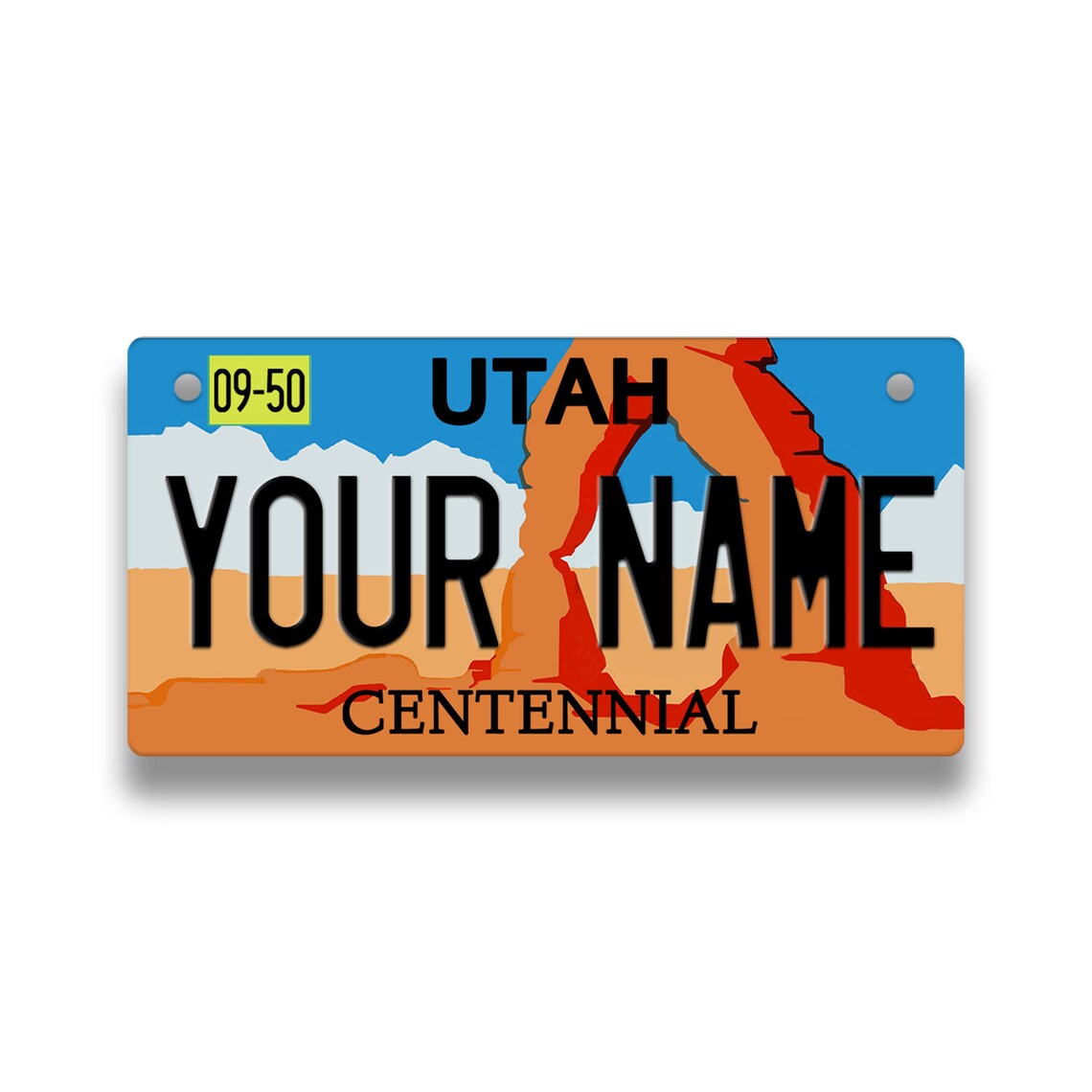 Personalized Custom Utah State License Plate Tag Vehicle Etsy UK