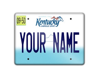 Personalized Magnet Custom Name Kentucky Square Refrigerator Fridge