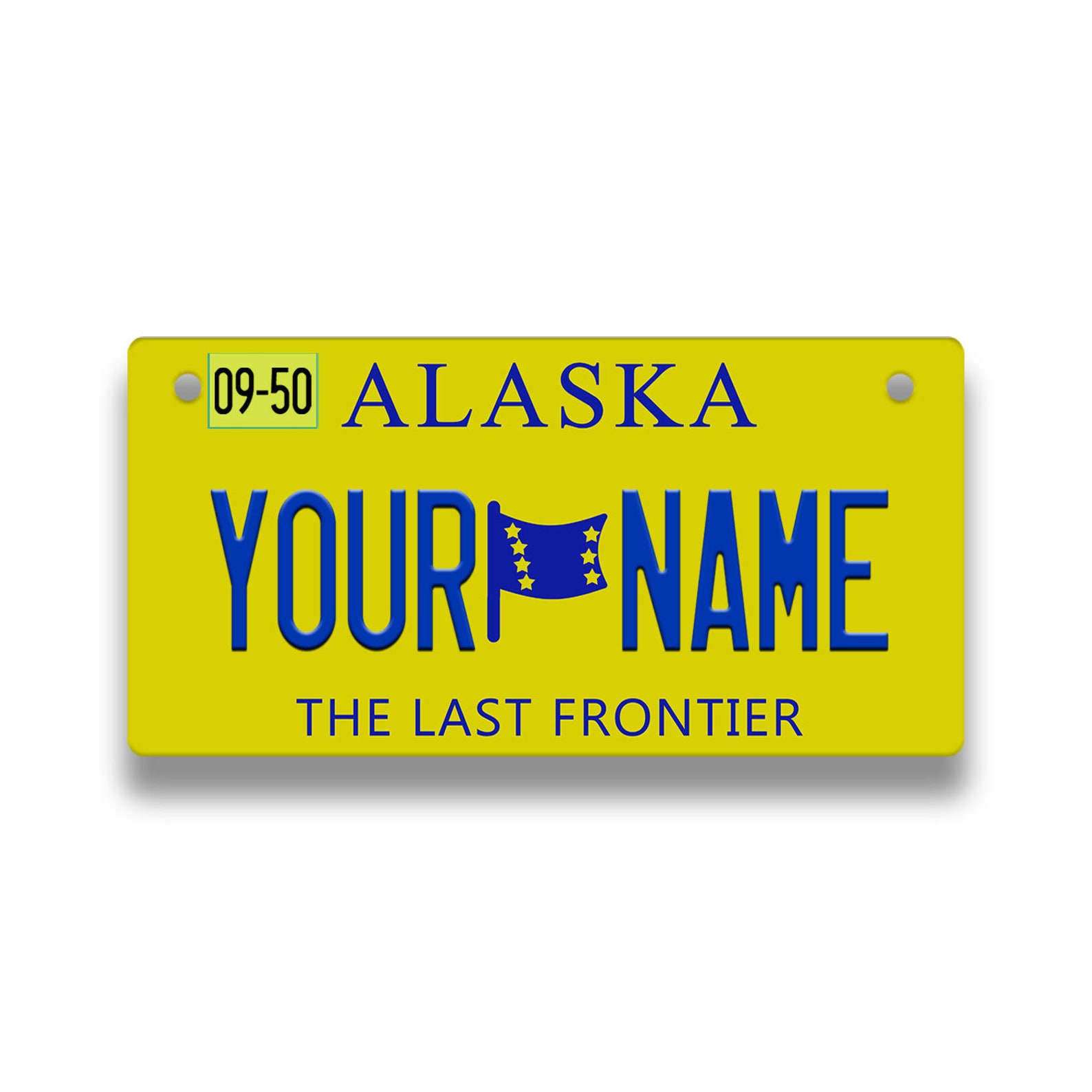 Personalized Custom Name Alaska State License Plate Tag Etsy Ireland