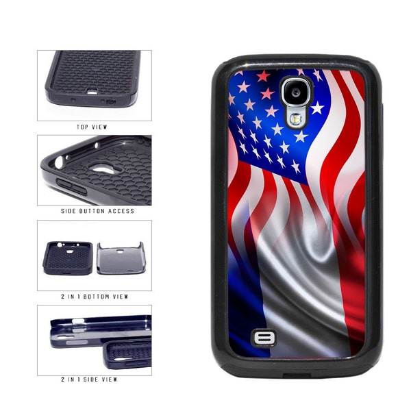 France And USA Mixed Satin Flag - IPhone 4 5 6 7 8 X Plus Galaxy s3 s4 s5 s6 Edge s7 s8 Note 2 3 4 5 8