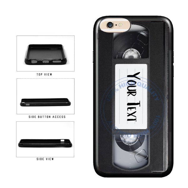 Personalized Custom Name VHS Tape - iPhone 4 4s 5 5s 5c 6 6s 6 Plus 6s Plus 7 7 Plus iPod Touch