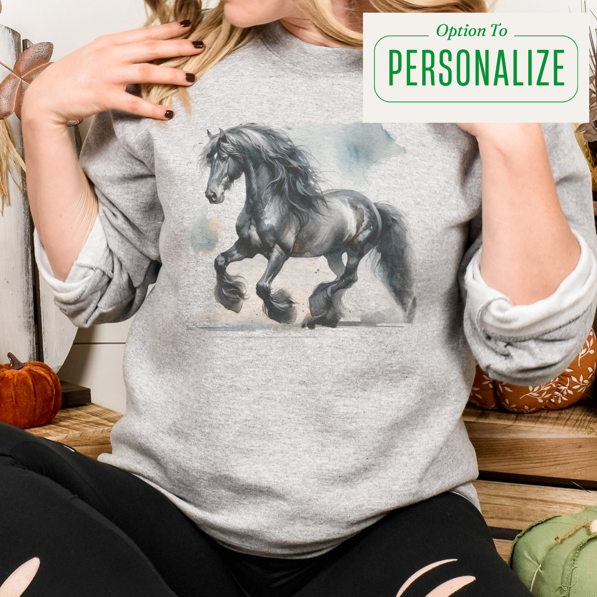 Maglietta Donna Equitazione Con Cuore E Cavallo - Design Romantico Per Amazzoni - Foto 6