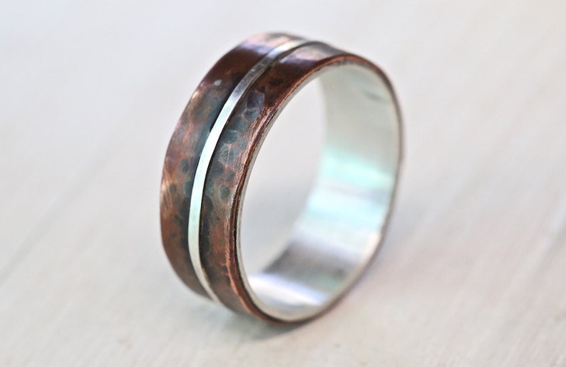 copper engagement ring