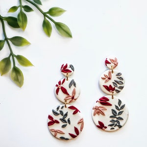 Custom Polymer Clay Earrings/Delicate Style/Lightweight/Custom/Modern Earrings/Beautiful/Simplistic/Handmade