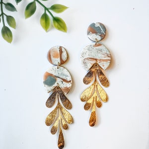 Custom Polymer Clay Earrings/Delicate Style/Lightweight/Custom/Modern Earrings/Beautiful/Simplistic/Handmade