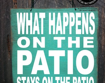 Funny Patio Signs Etsy