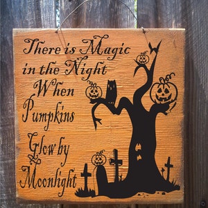 Halloween Sign, Pumpkin Sign, Halloween decor, holiday decor, Halloween Date decor, Halloween decoration, holiday sign, fall sign, 126/245