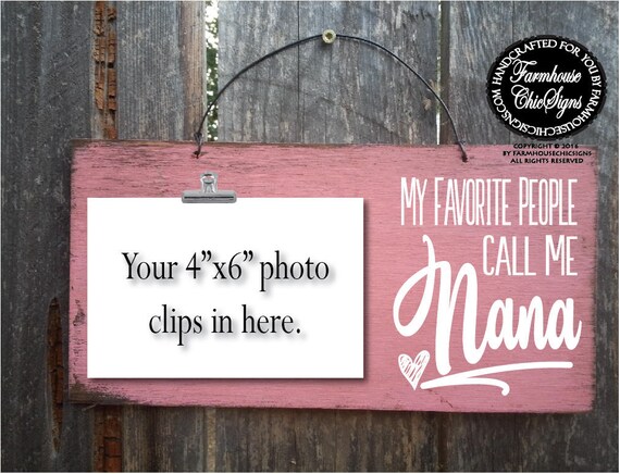 mother/'s day gifts for nana Christmas gift for nana nana sign nana gifts birthday gift for nana 46 my favorite people call me nana