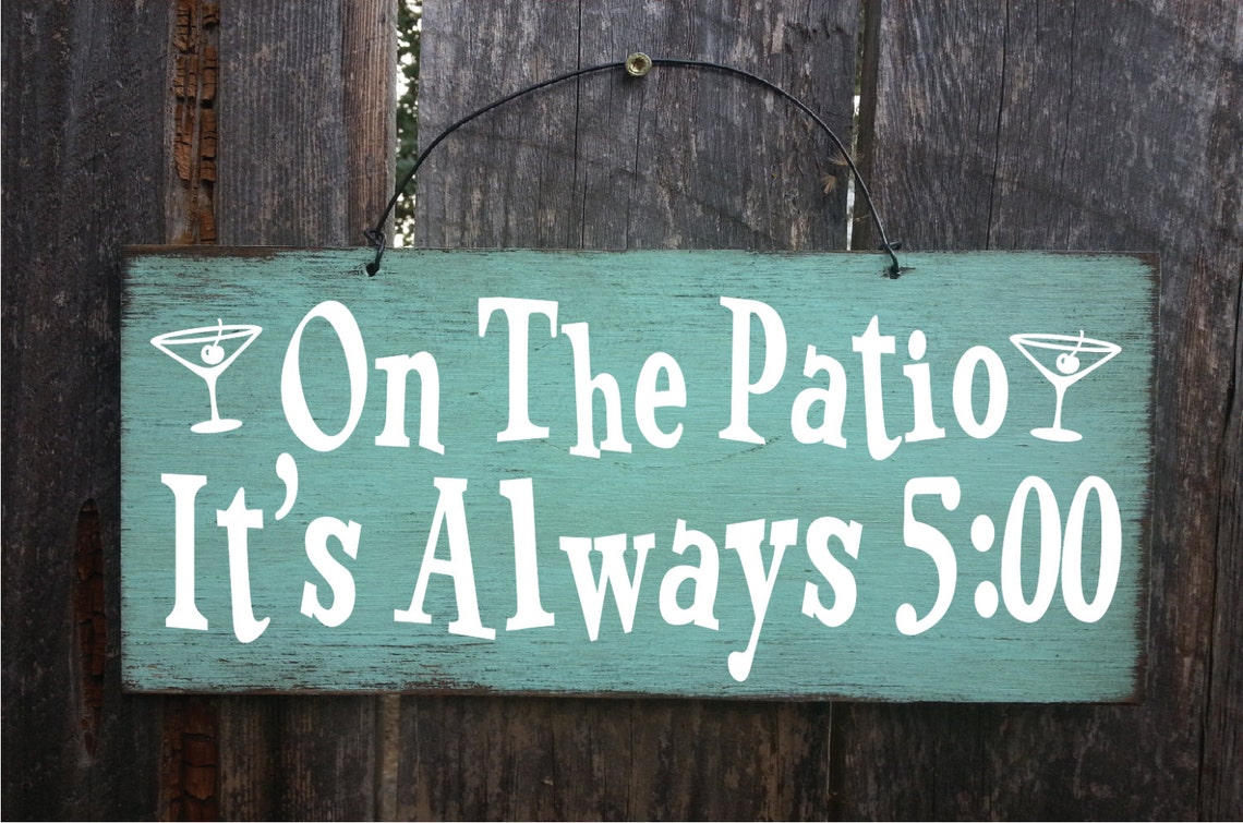 Patio Patio Sign Patio Decor Patio Decoration Deck Decor Etsy