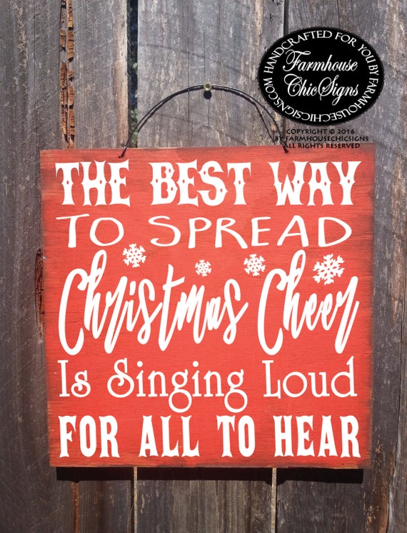 Elf quote, Christmas decoration, Christmas decor, Christmas sign, the best way to spread Christmas Cheer, Elf Christmas, Elf sign, 258/328