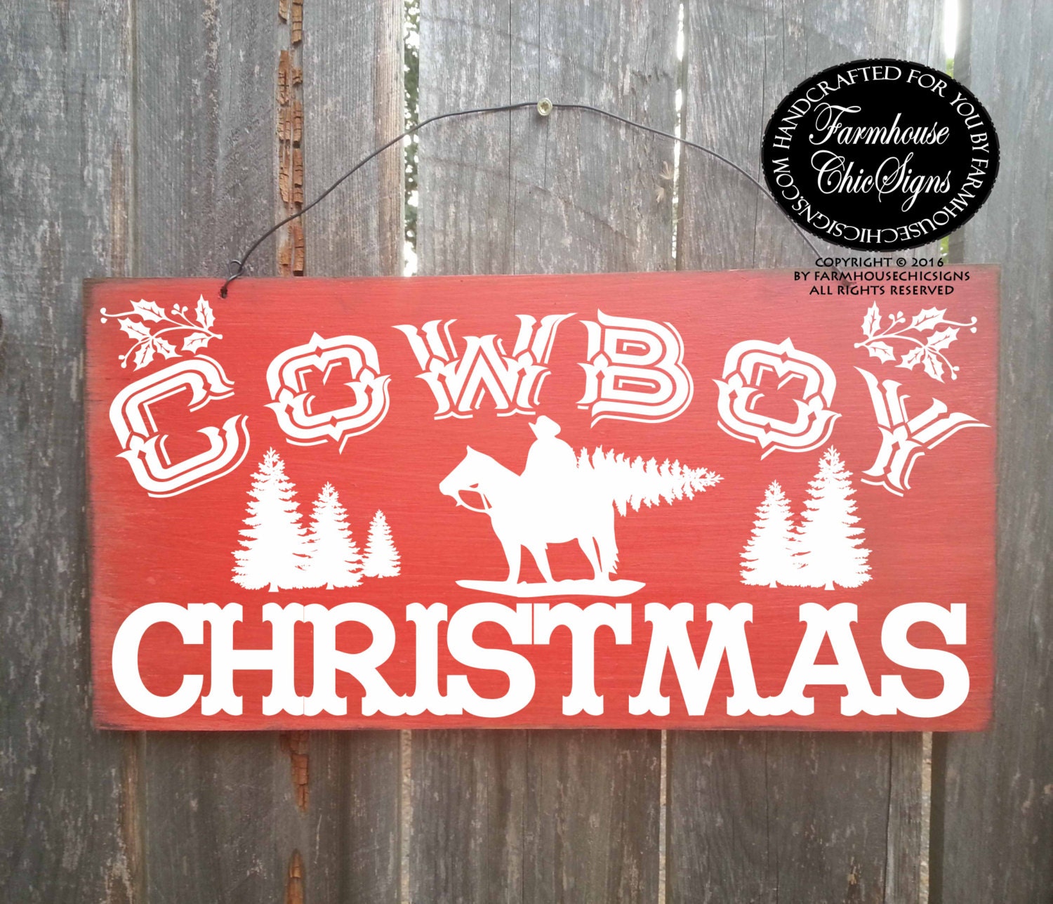 Cowboy Christmas Cowboy Decor Country Western Decor Country
