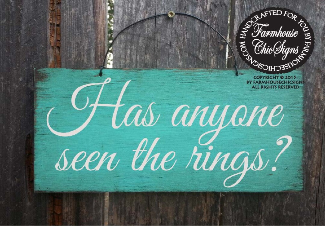 Ring Bearer Sign Wedding Ring Sign Rustic Wedding Wedding Etsy