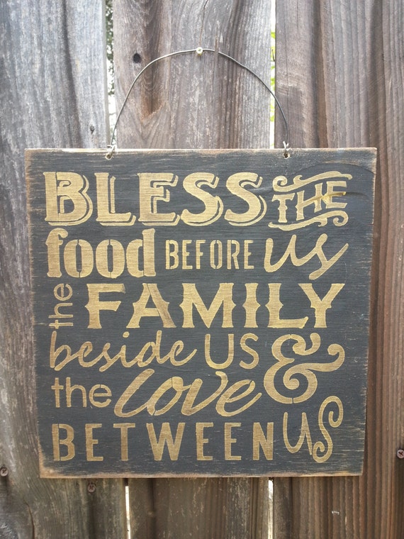fall decor, fall decorations, fall signs, fall decor signs, fall decorating, bless the food before us, blessed sign, 67/89