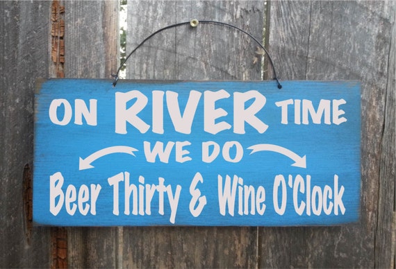 river decor, river house decor, river sign, river wall decor, river wall art, on river time, beer sign, 138/257