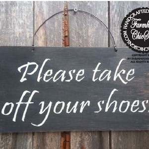 Please Remove Your Shoes Sign Please Take off Your Shoes | Etsy